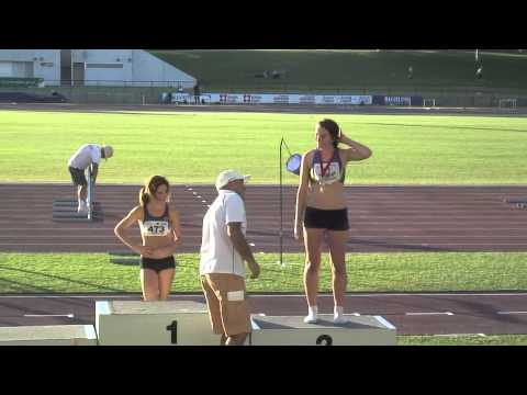 u18 Womens 100m Hurdles Final - AWA State Champs 2010_11