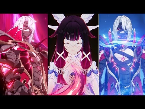 Genshin Impact 6.1 - All Bosses & Ending (Rerir vs Columbina Boss Fight)