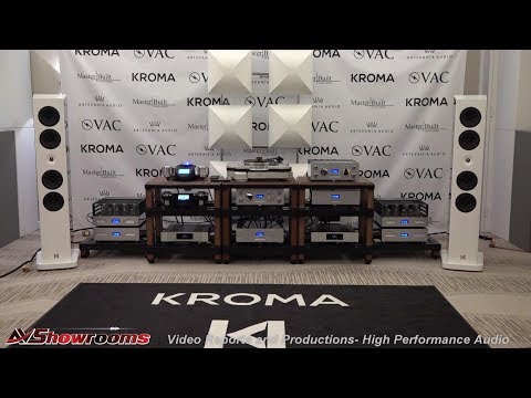 Kroma Audio Elektra Loudspeakers, VAC Amplifiers, Artesania Audio, MasterBuilt Cables, TechDAS, HiFi