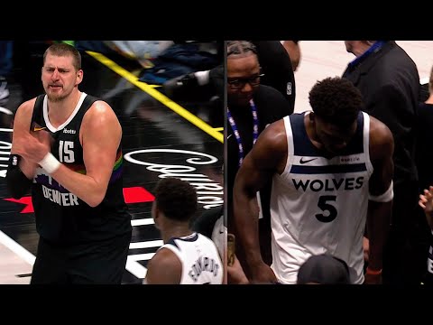 Anthony Edwards is EJECTED After His Second Tech in OT  😳