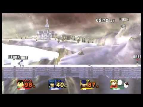 BCA Project M 3.5 - Princess Peach (__9__) Ike (Jash!) Marth (femme)Ness (Oren)