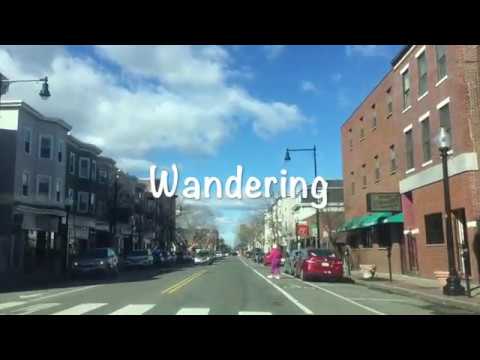 Driving Cambridge St, Hampshire St-- MA - USA