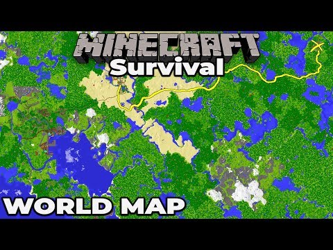 fWhip - Building a WORLD MAP : Minecraft 1.14 Survival Let's Play Building with fWhip S2