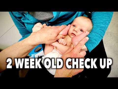 2 WEEK OLD NEW BABY CHECK UP (What To Expect) | Dr. Paul