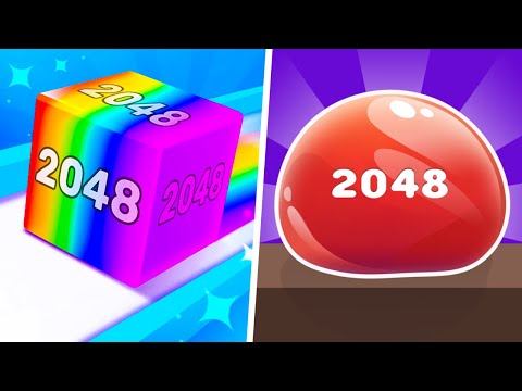 Cubic Numbers 2048 vs Jelly Drops  - Max Level Gameplay Free Apk ⭐1