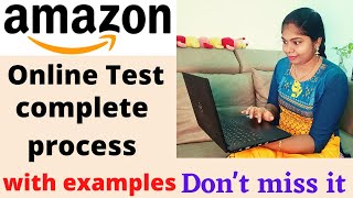 amazon online assessment test | amazon assessment pattern | amazon versant test |  sravanthikrishna