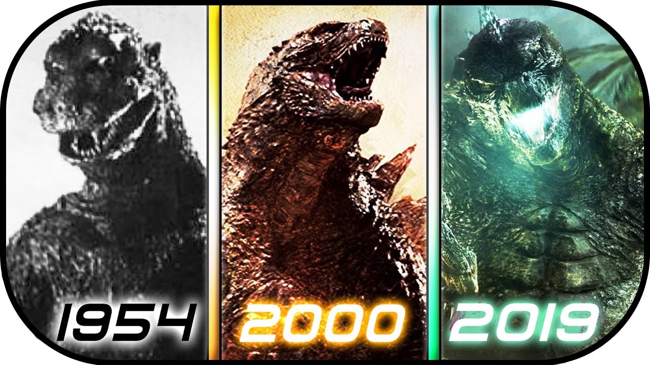 EVOLUTION of GODZILLA in Movies (1954-2019) Godzilla King of the Monsters 2019 Ready Player One 2018