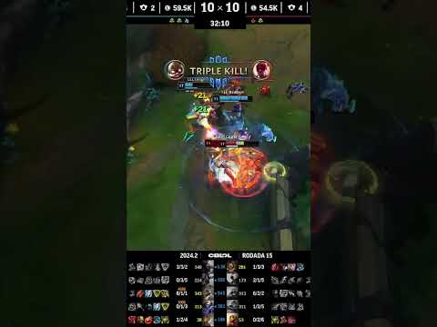 O primeiro Penta Kill da carreira do Tinowns no #CBLOL