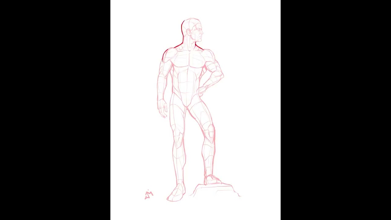 How to Draw: Male Standing Hand on Hip