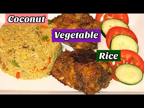 How To Prepare Coconut Vegetable Rice| Coconut Rice Recipe