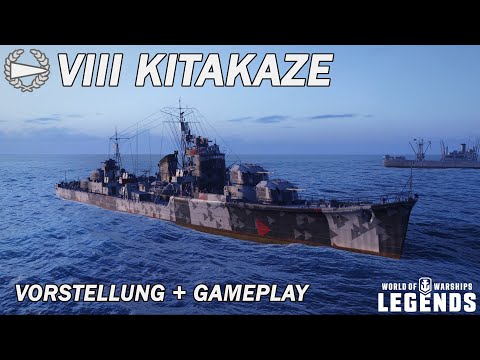 KITAKAZE - Introduction and first gameplay - World of Warships Legends