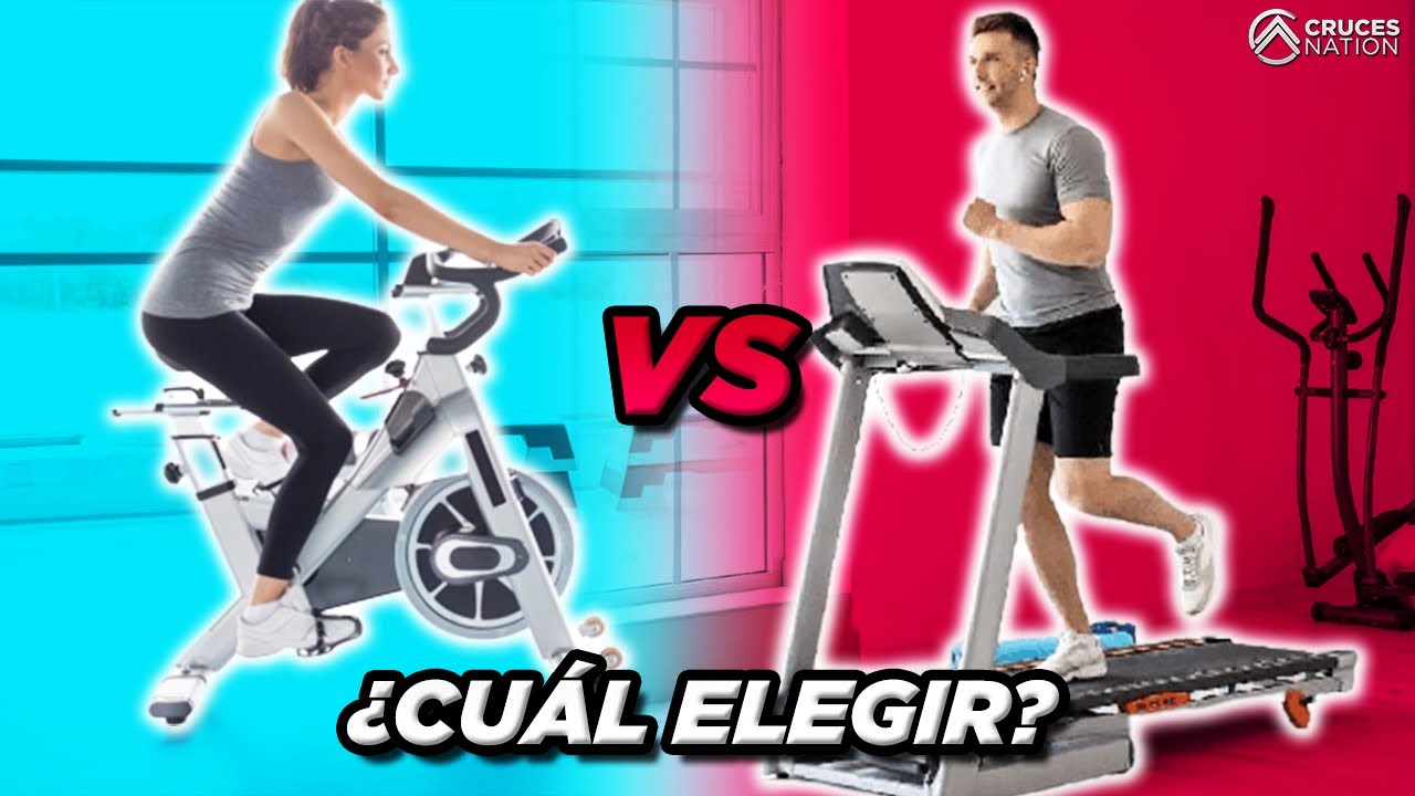 ✅ Bicicleta ESTÁTICA vs TROTADORA (Caminadora) 🤔 ¿Cuál quema más grasa Máquinas para bajar de peso