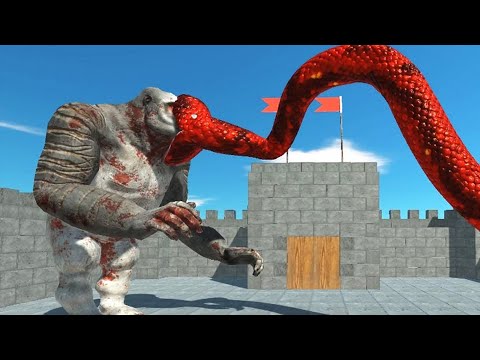 GORO THE GIANT in Sky Castle vs ALL UNITS Animal Revolt Battle Simulator