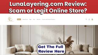 LunaLayering.com Review, Scam or Legit Online Store?