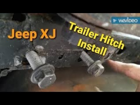 Cheap Jeep Episode #36 Reese Trailer Hitch Receiver # 37042 Re-Install on Jeep Cherokee XJ #jeepxj
