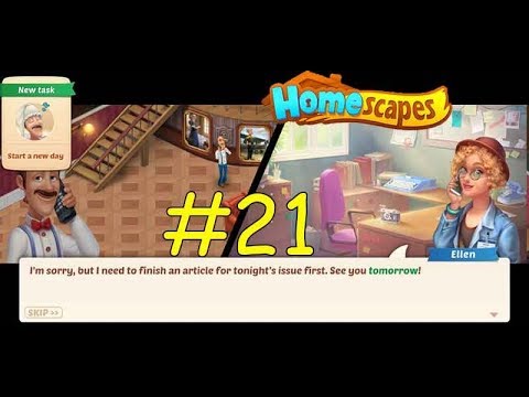 Homescapes Story Living Room Day 3 Gameplay Walkthrough