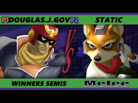 S@X 427 Winners Semis - Douglas.J.Gov (Captain Falcon) Vs. Static (Fox) Smash Melee - SSBM