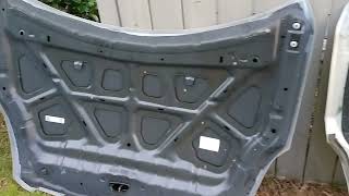 My 2008 Altima has crashed. Replacing the hood and bumper. Part 5