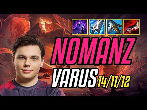 NOMANZ - VARUS - EUW Master - Patch 11.7 QUADRAKILL