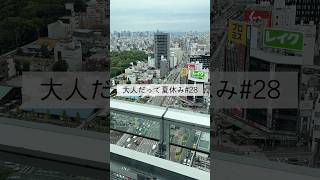 【vlog】大人だって夏休みを過ごしたいんだ | 芸術と食を楽しむ日【Japanese daily life】 #vlog #夏休み #日常