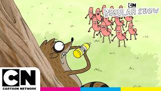 The CRAZIEST BBQ Ever! 🌭🔥 Will the Hot Dogs Eat Them? | Regular Show | Cartoon Network UK