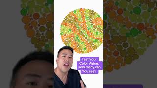 Are you colorblind? Color vision test? #ophthalmology #optometry #colorblindness #science #medical