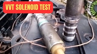 How to test vvt solenoid (Variable valve Timing Solenoid) with one key step