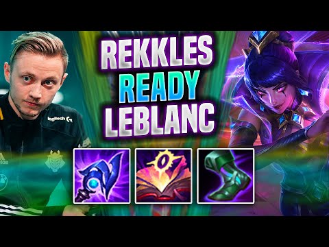 REKKLES IS READY TO PLAY LEBLANC IN A NORMAL! - Rekkles Plays Leblanc MID vs Lux! | Preseason 2022