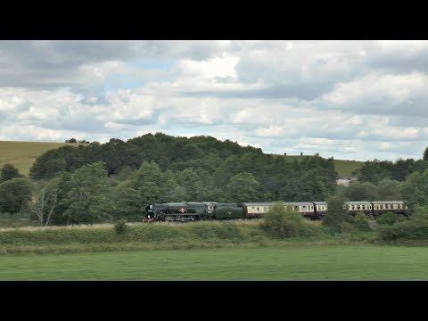 End of Southern Steam 50th - Waterloo Sunset - 35028 Clan Line