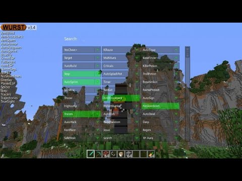 как устанновить чит wurst на майнккрафт 1.12.2 с оптифаином и без!