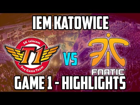 SKT vs Fnatic Game 1 Grand-Final Highlights | IEM Katowice 2016 World Championship