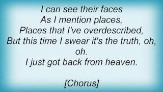 Sparks - Just Got Back From Heaven Lyrics