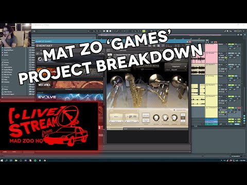 Mat Zo - 'Games' Project Breakdown - Live Stream from MAD ZOO HQ - 12.6.19