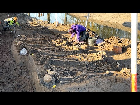 MASSAGRAF 75 MIDDELEEUWSE SKELETTEN IN VIANEN