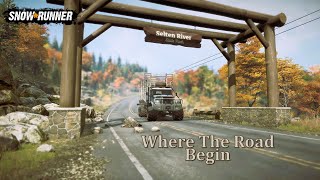 🚧 SnowRunner | Where The Road Begin Mission in Washington 🌲 | Burlak 6x6 & Tayga 6455B Adventure