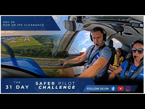 How To Request a Pop Up IFR Clearance - Day 20 of The 31 Day Safer Pilot Challenge