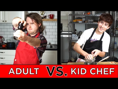 Kid Professional Chef Vs. Adult Chef