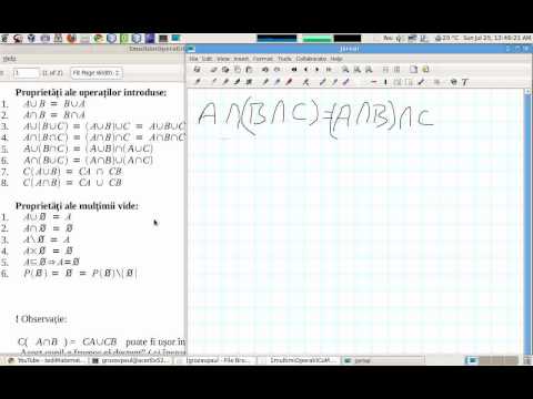 1.5.Proprietăți ale operaților cu mulțimi