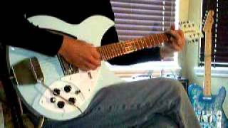 The Jam: &quot;Boy About Town&quot; cover on solo Rickenbacker 335 Blueboy &amp; Vox AC30