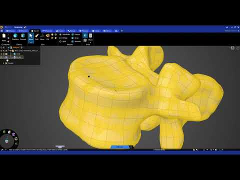 Converting STL to 3D CAD in Ansys Discovery using SubD