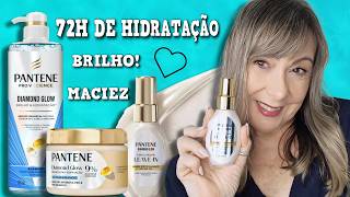 💎PANTENE DIAMOND GLOW shampoo máscara e leave-in