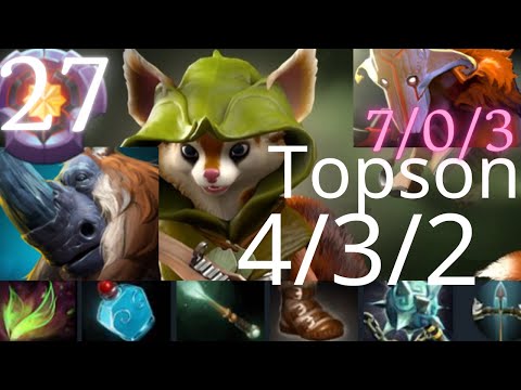 Topson Hoodwink vs Invoker, MK, Tidehunter - EG vs OG g1 Ti10 dota2