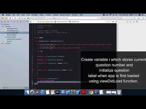 Simple iOS Quiz Application using Swift