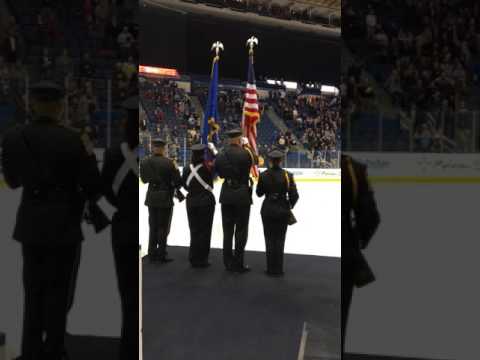 Gina Salvatore National Anthem UConn Hockey vs BC
