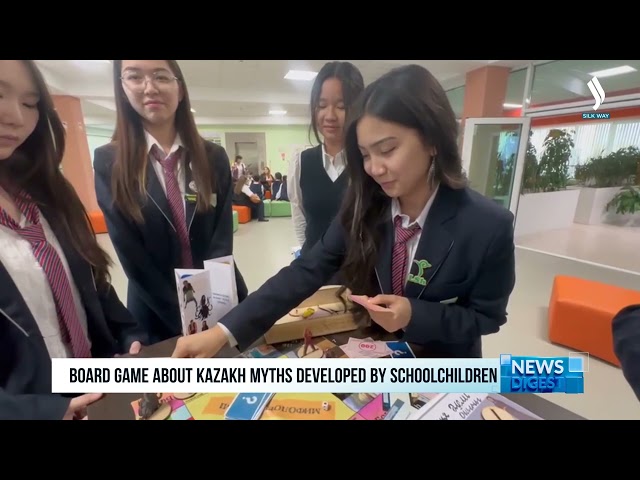 Board game about Kazakh myths developed by schoolchildren