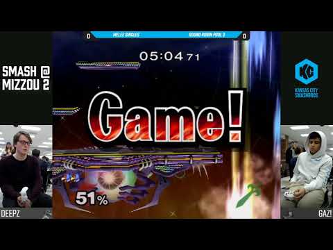 Smash @ Mizzou 2 SSBM - Deepz (Falco) Vs. Gaz! (Marth) Round Robin Pools