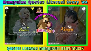 Download lagu Kumpulan Quotes Literasi Keren 30 Detik | Efek Baru Klip Grafis Keren 2020 mp3