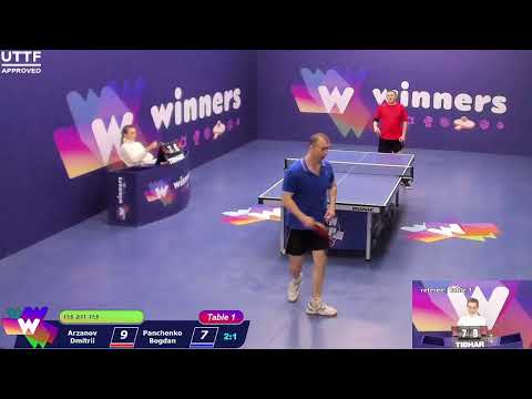 WINners CUP table 1 08.01 Arzanov Dmitrii - Panchenko Bogdan 16:30