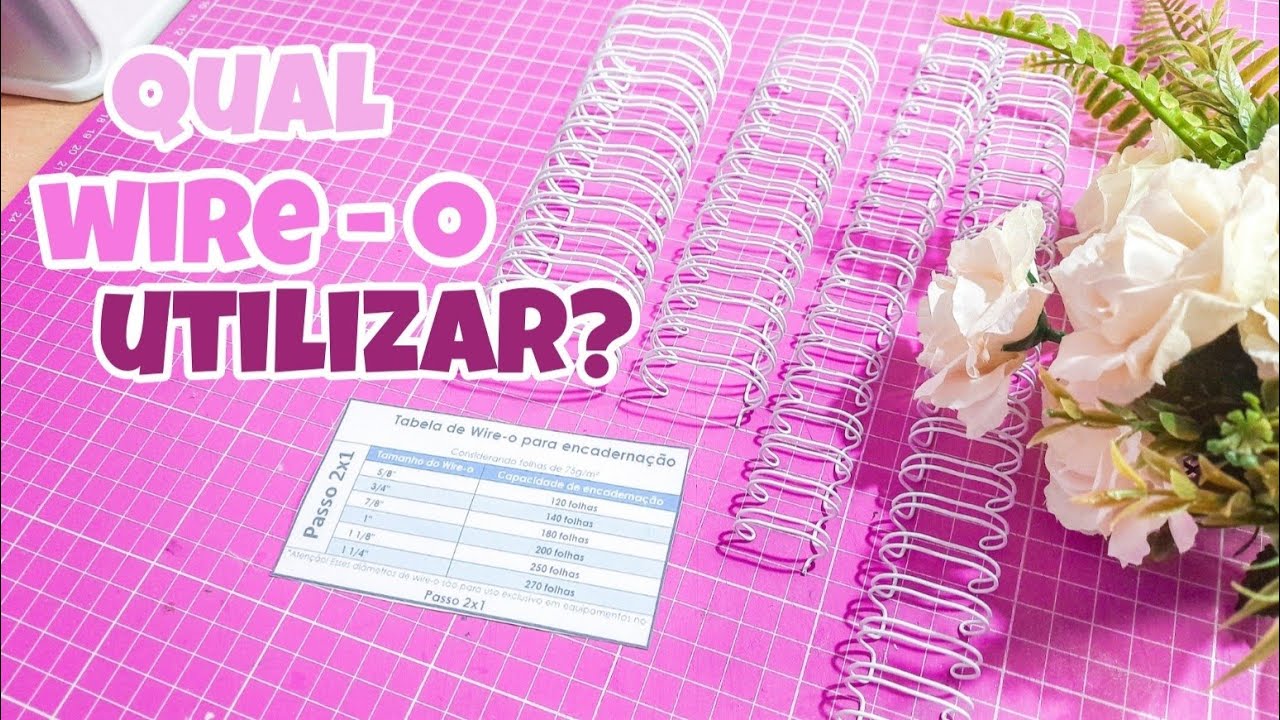 Watch Now QUAL WIRE-O QUE USO EM CADA TRABALHO - QUANTIDADE DE FOLHAS - ENCADERNADORA 2X1 - #VEDA11 QUAL WIRE-O QUE USO EM CADA TRABALHO - QUANTIDADE DE FOLHAS - ENCADERNADORA 2X1 - #VEDA11