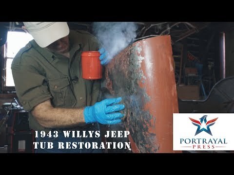 Heat Shrinking Body Panels - 1943 Willys MB Jeep Tub Restoration #2/G503/ShopTime™